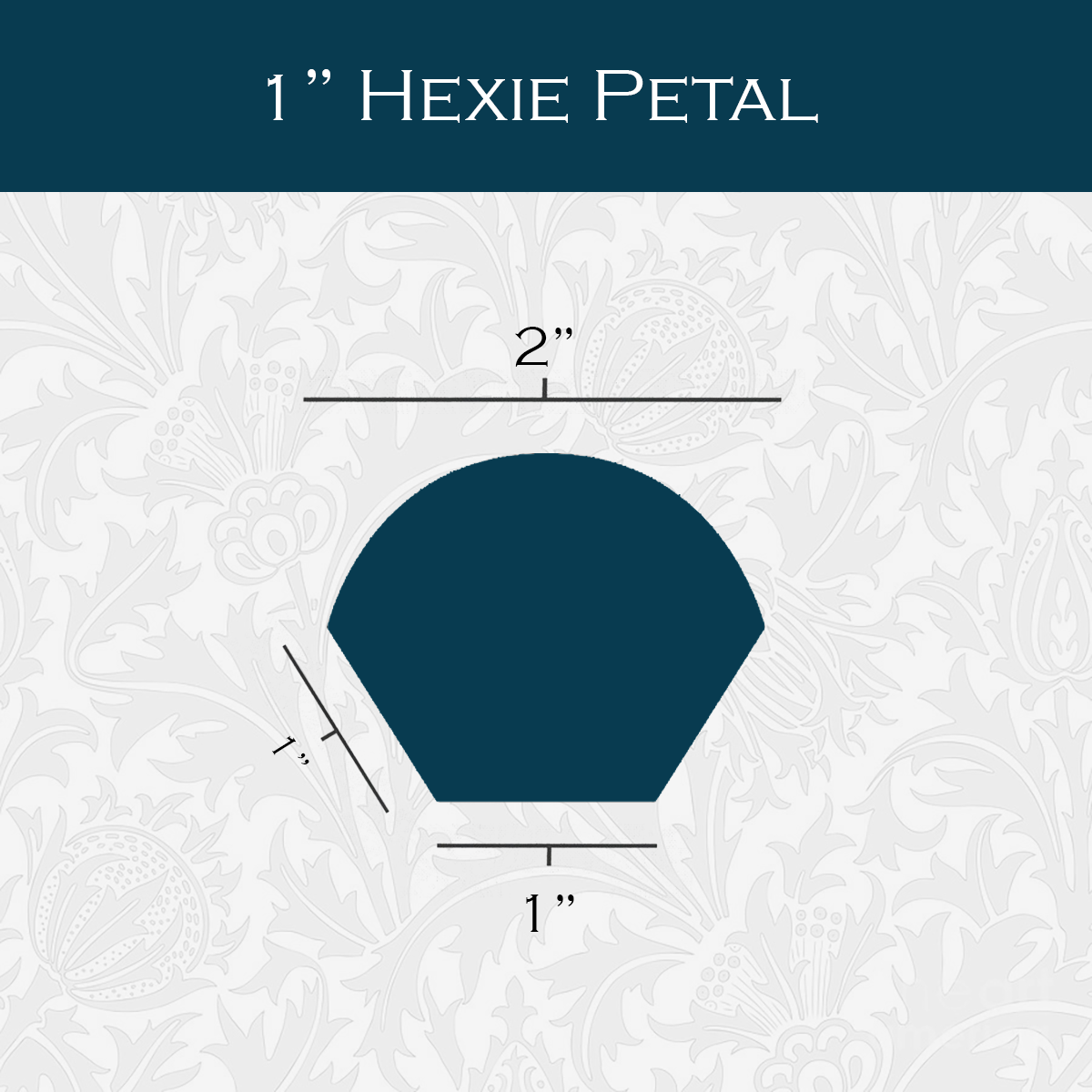 1-in Hexagon Petals Paper Pieces for EPP
