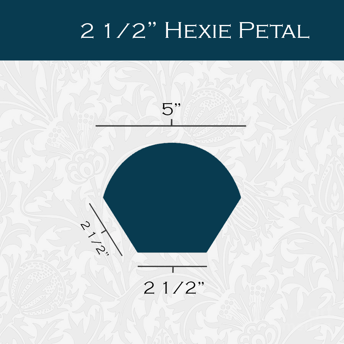2 1/2-in Hexagon Petals Paper Pieces for EPP