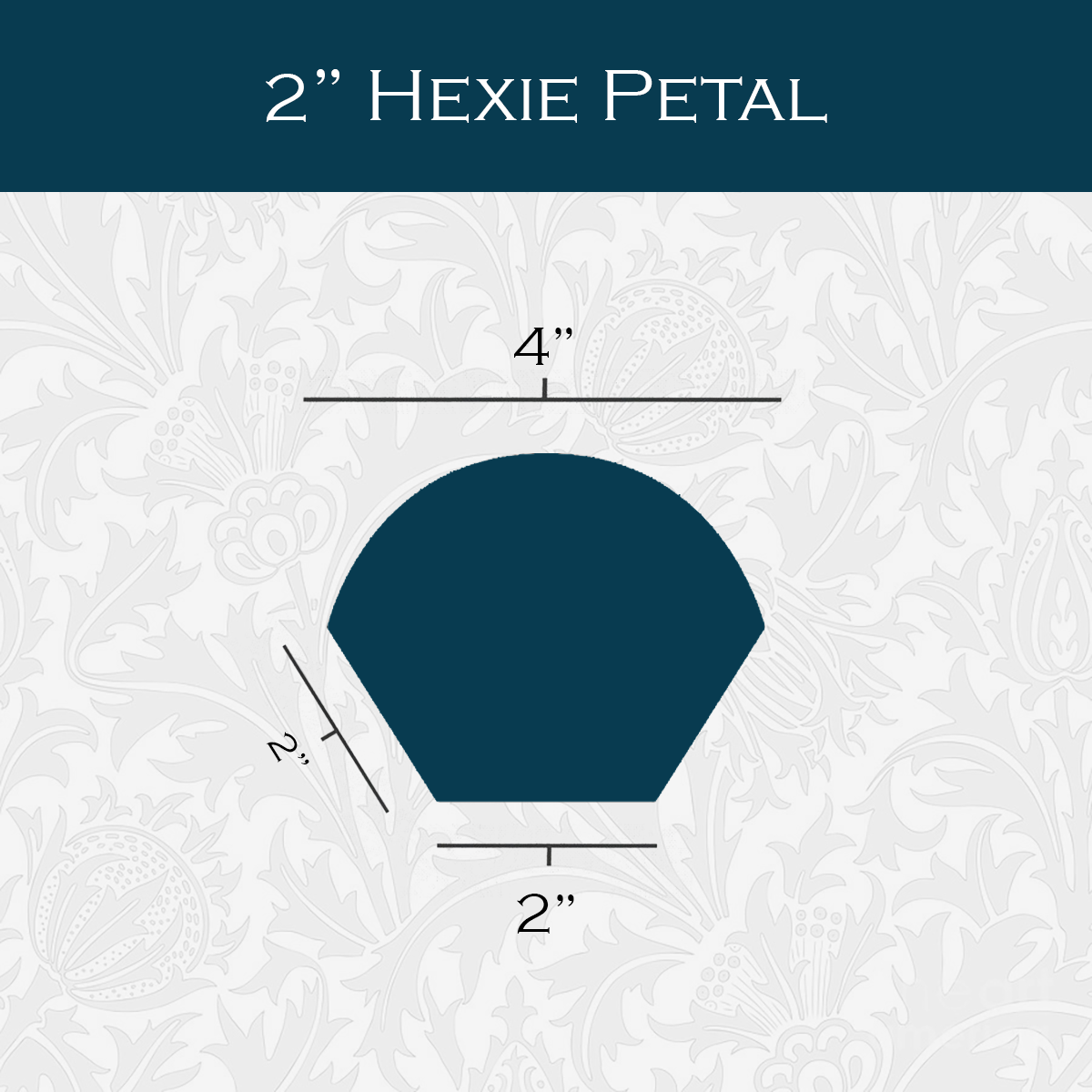 2-in Hexagon Petals Paper Pieces for EPP