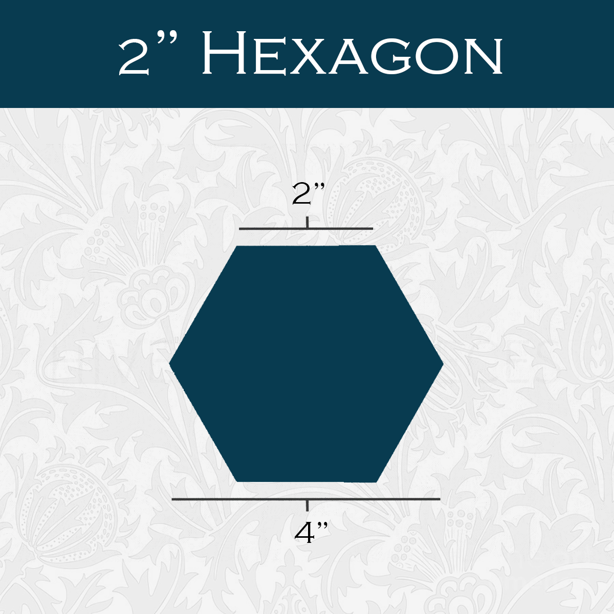 2-in Hexagon Paper Pieces for EPP