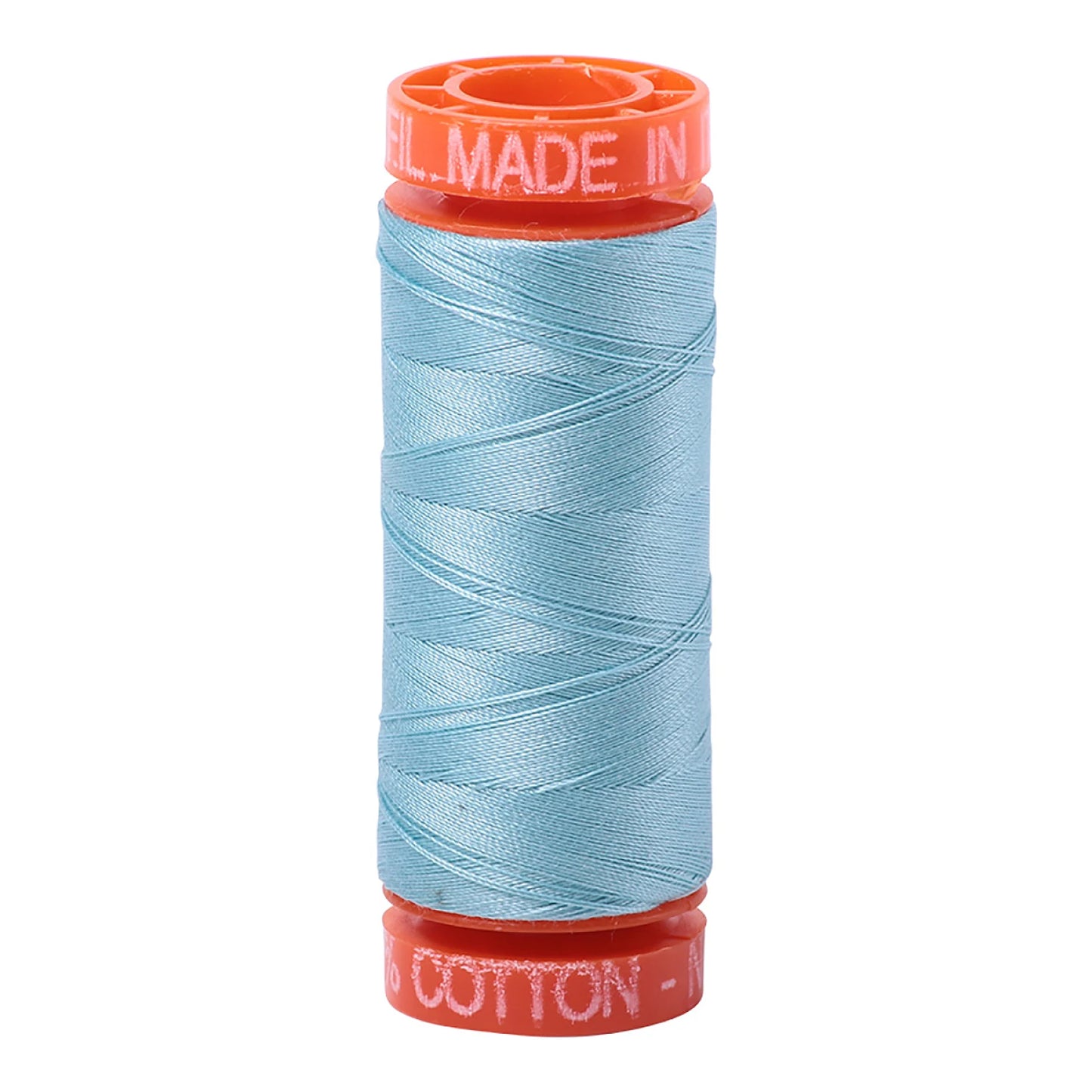 Aurifil Thread 50wt Small 220yd Spool - Light Grey Turquoise 1050-2805
