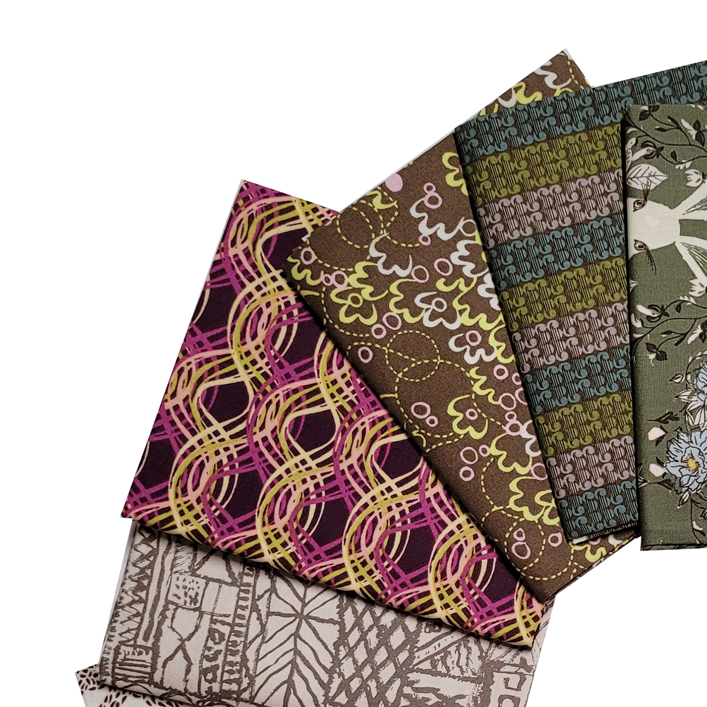 Art Gallery Fabrics Curated Collection 15 Fat Quarters in Beiges