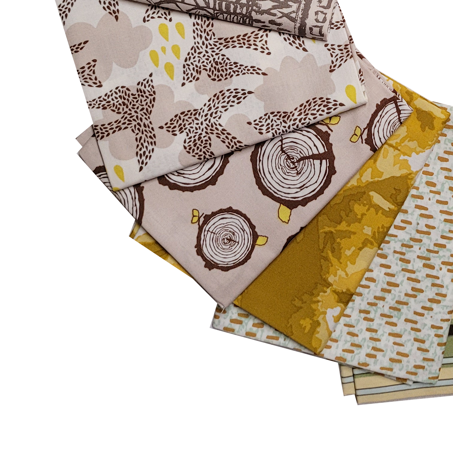 Art Gallery Fabrics Curated Collection 15 Fat Quarters in Beiges