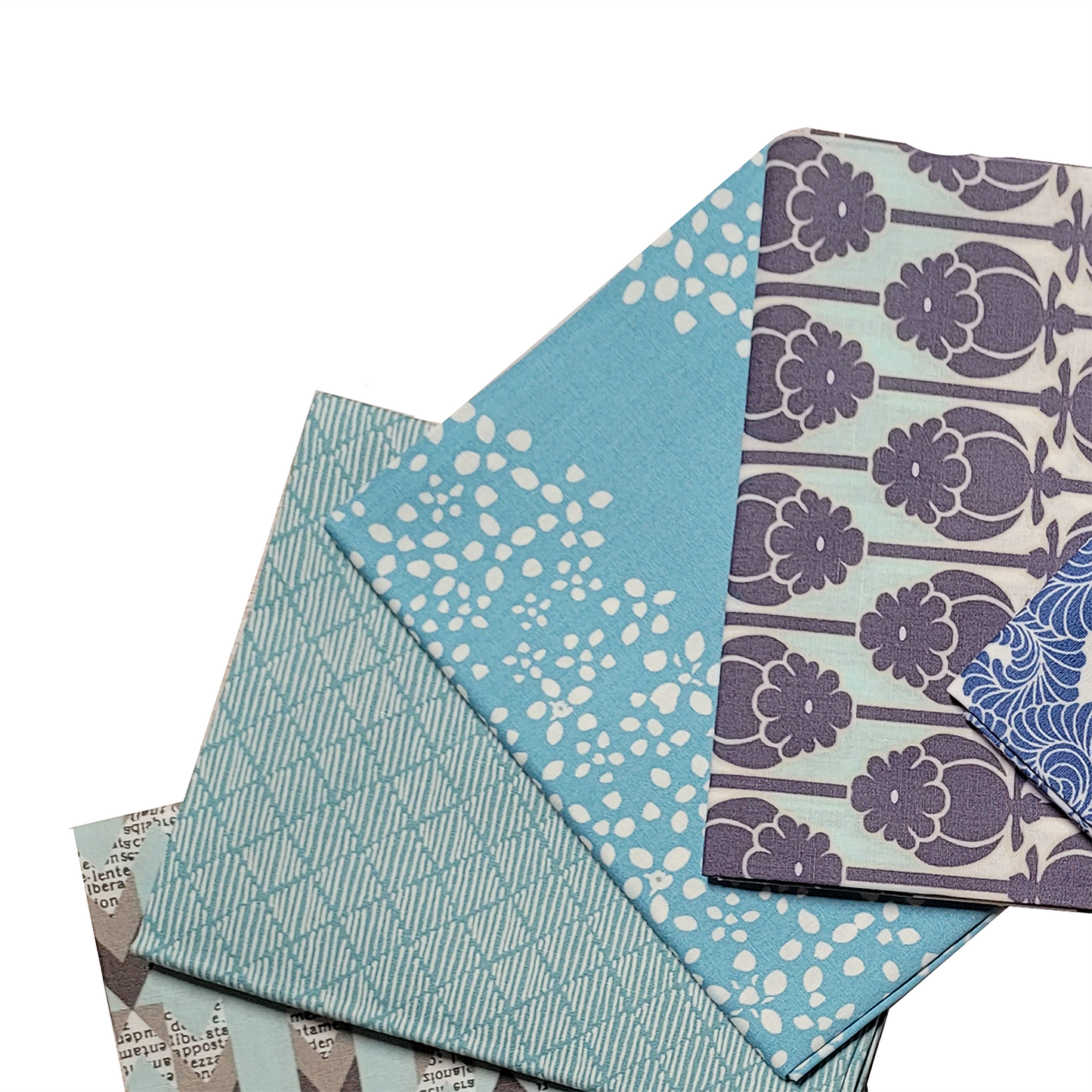 Art Gallery Fabrics Curated Collection 15 Fat Quarters in Blues