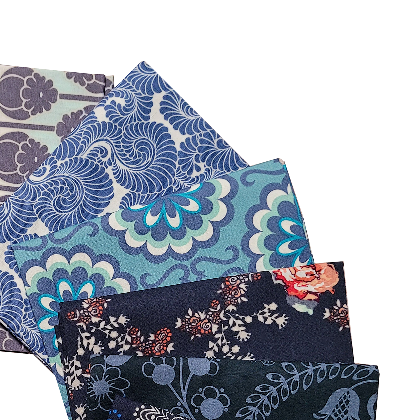Art Gallery Fabrics Curated Collection 15 Fat Quarters in Blues