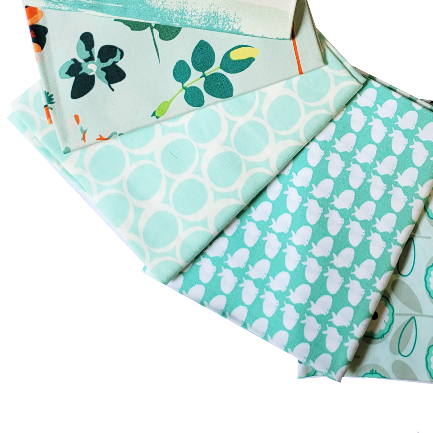 Art Gallery Fabrics Curated Collection 15 Fat Quarters in Greens