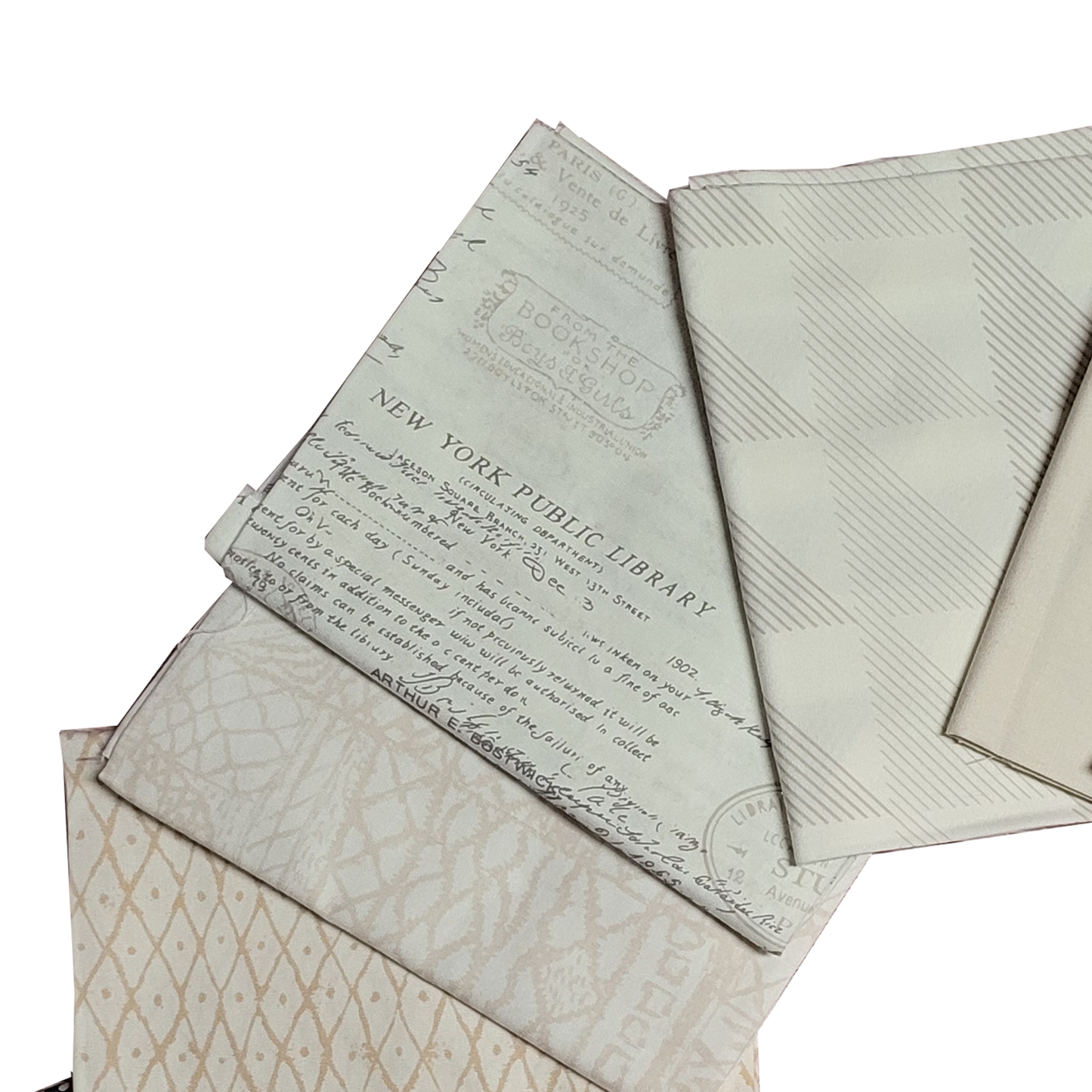 Art Gallery Fabrics Curated Collection 15 Fat Quarters in Neutrals