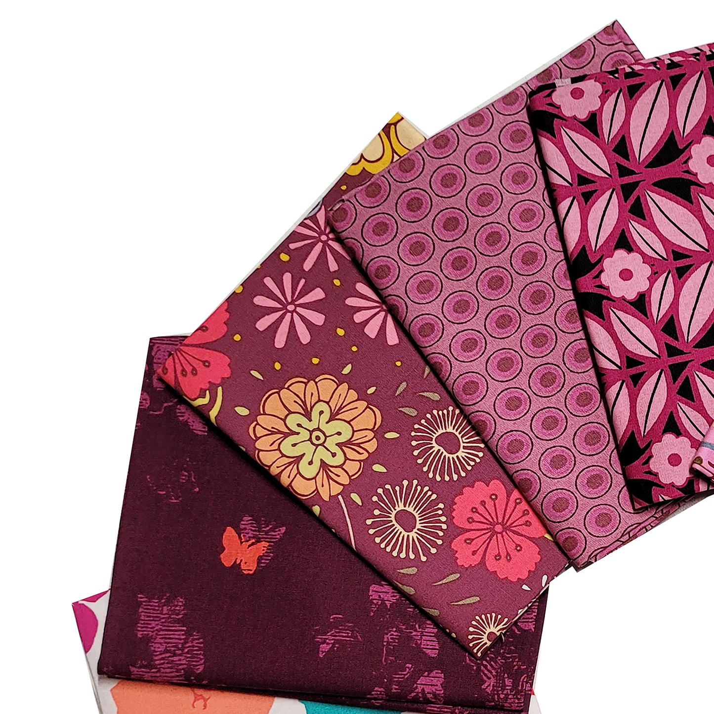 Art Gallery Fabrics Curated Collection 15 Fat Quarters in Pinks