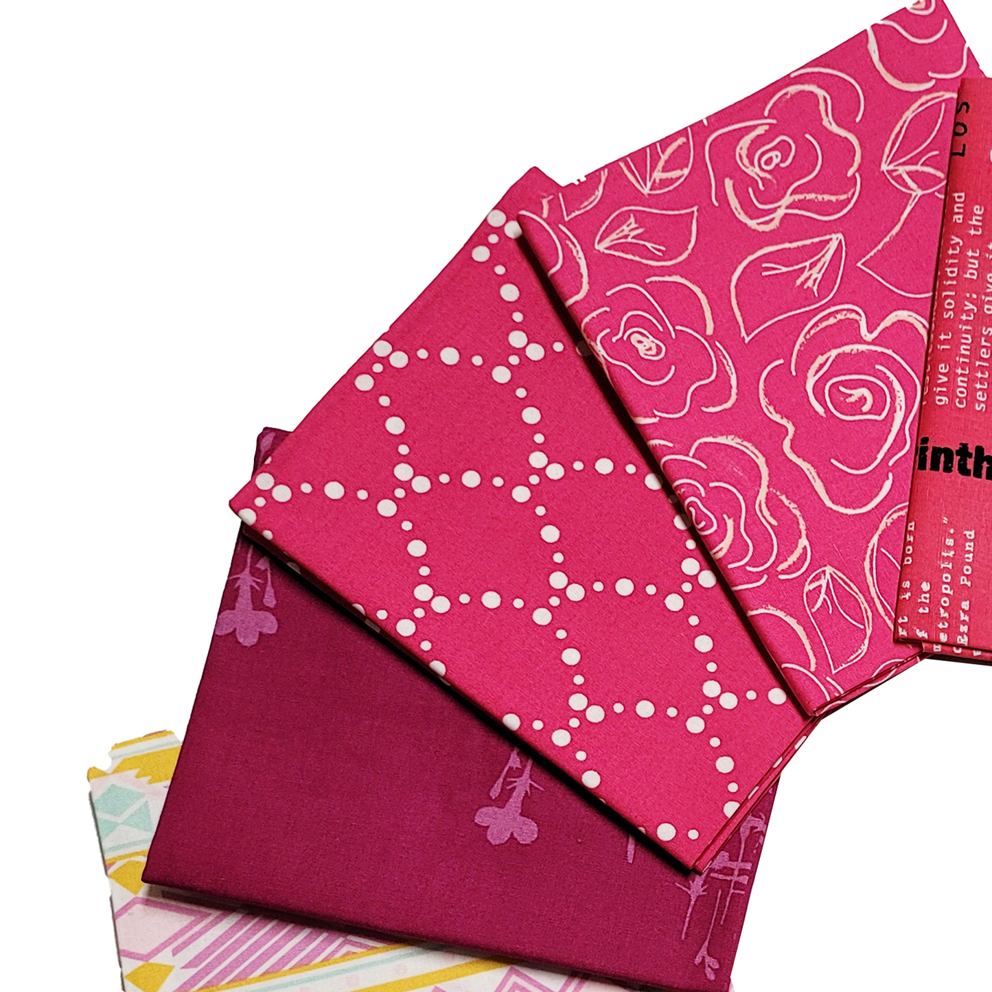 Art Gallery Fabrics Curated Collection 15 Fat Quarters in Corals
