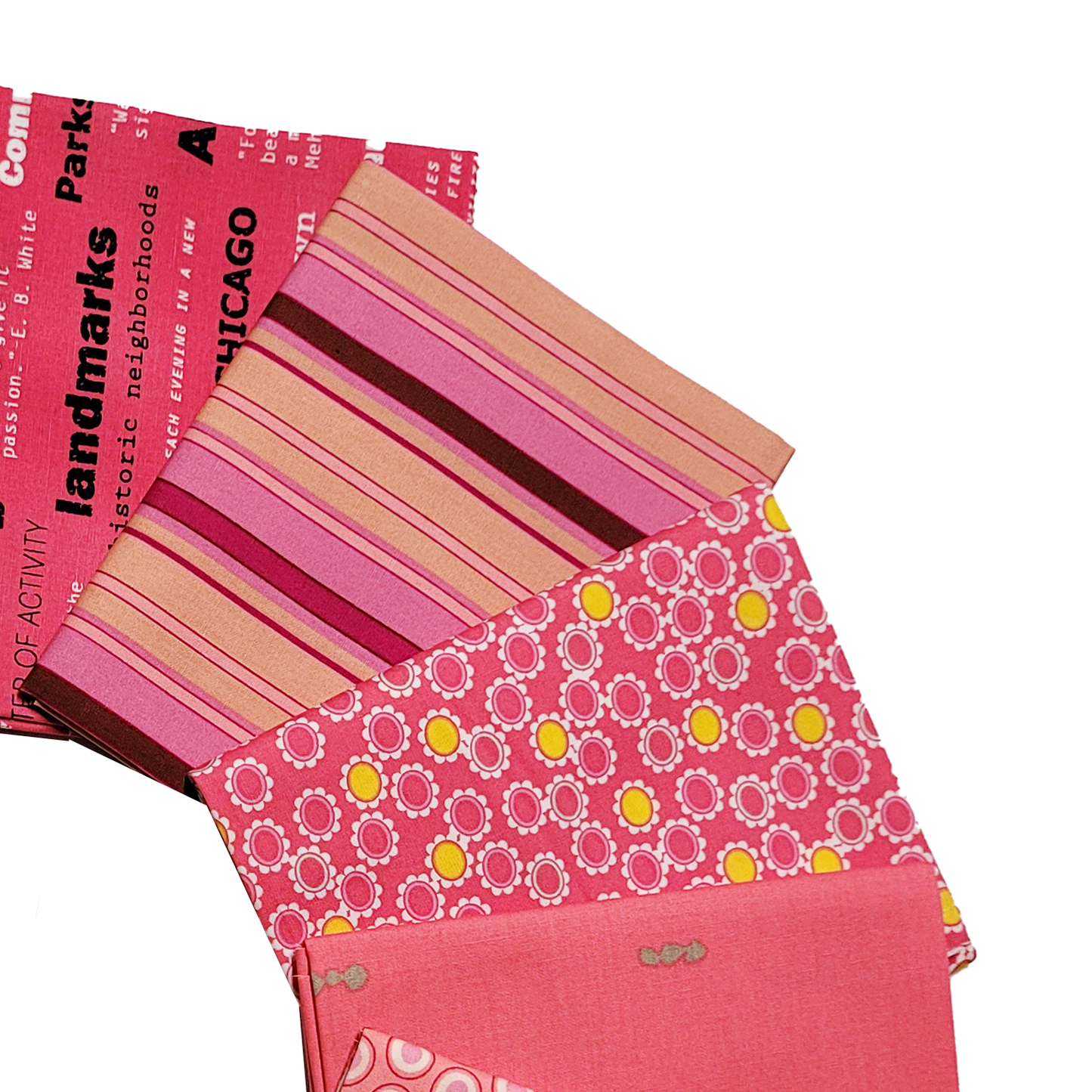 Art Gallery Fabrics Curated Collection 15 Fat Quarters in Corals