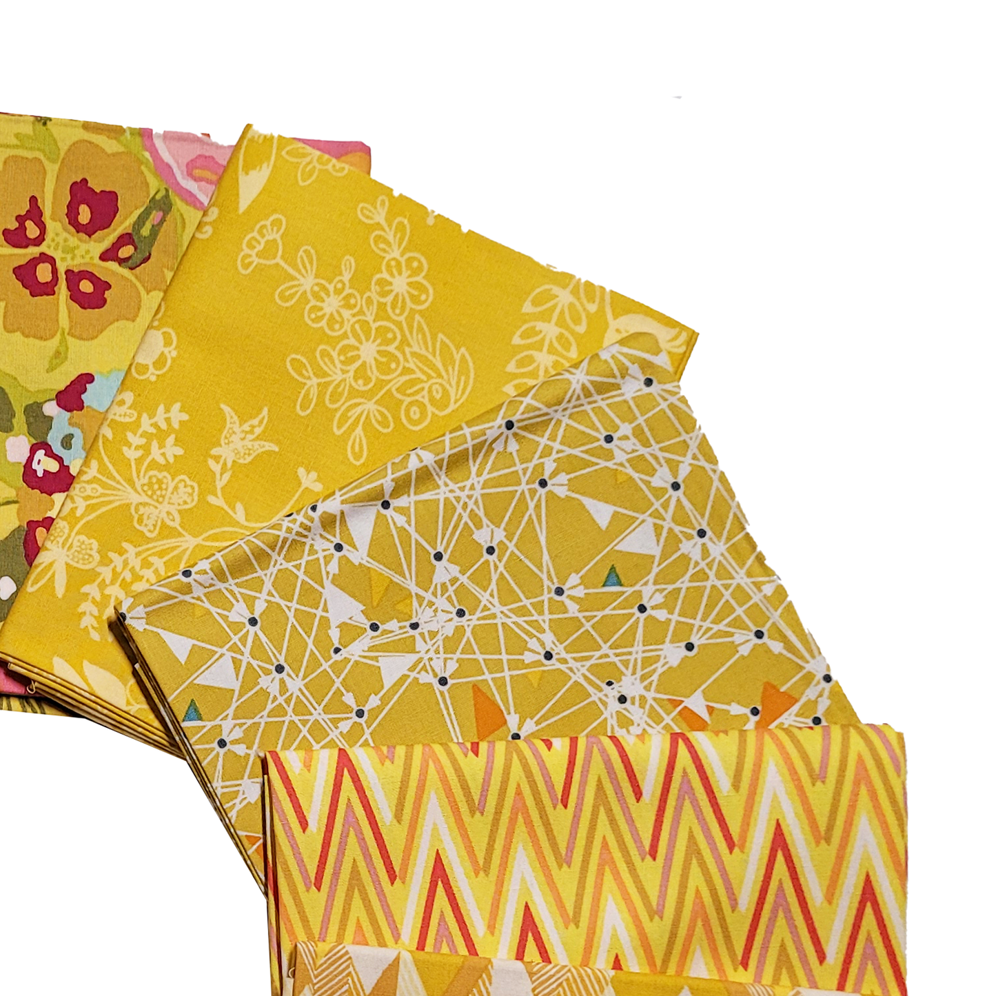 Art Gallery Fabrics Curated Collection 15 Fat Quarters in Yellows