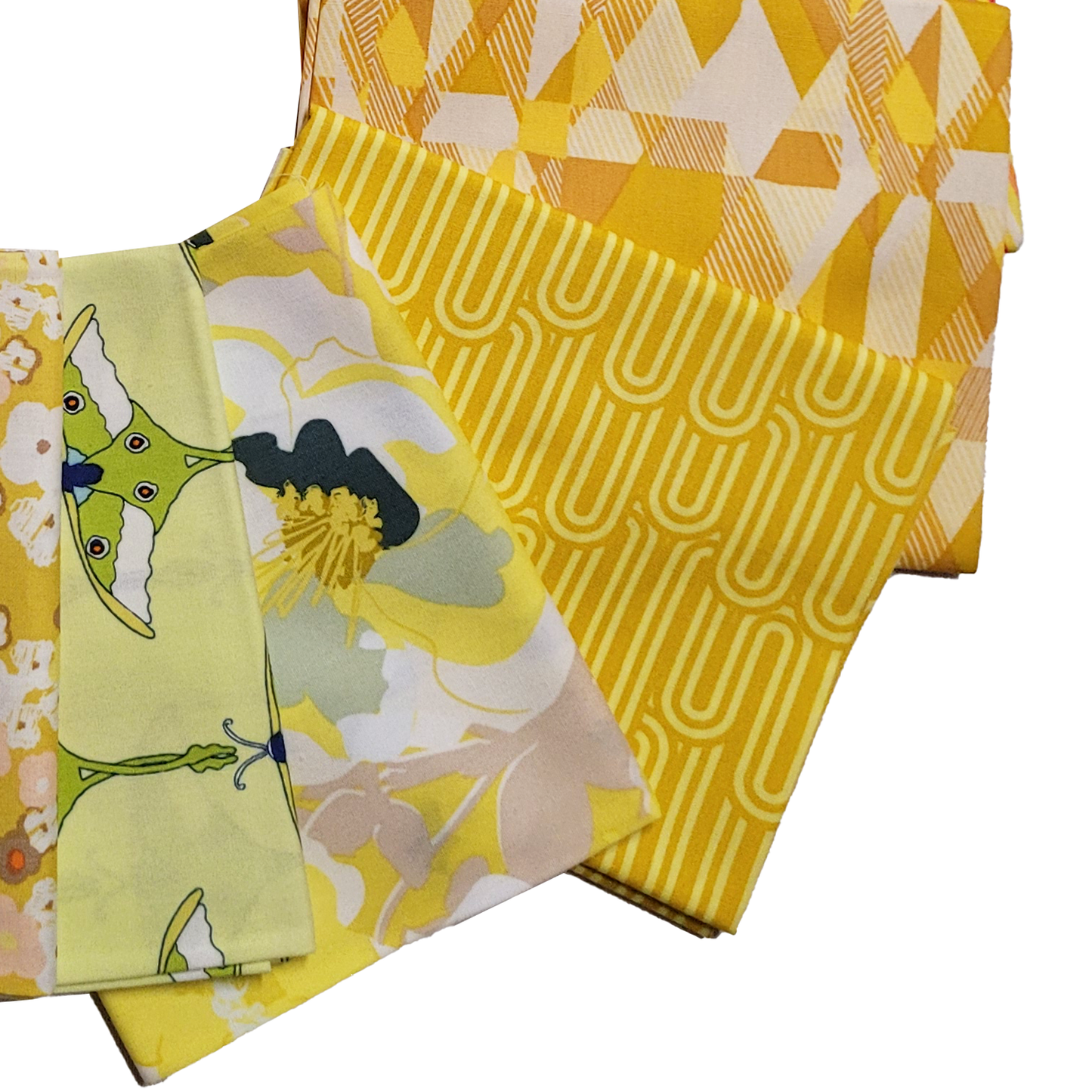Art Gallery Fabrics Curated Collection 15 Fat Quarters in Yellows