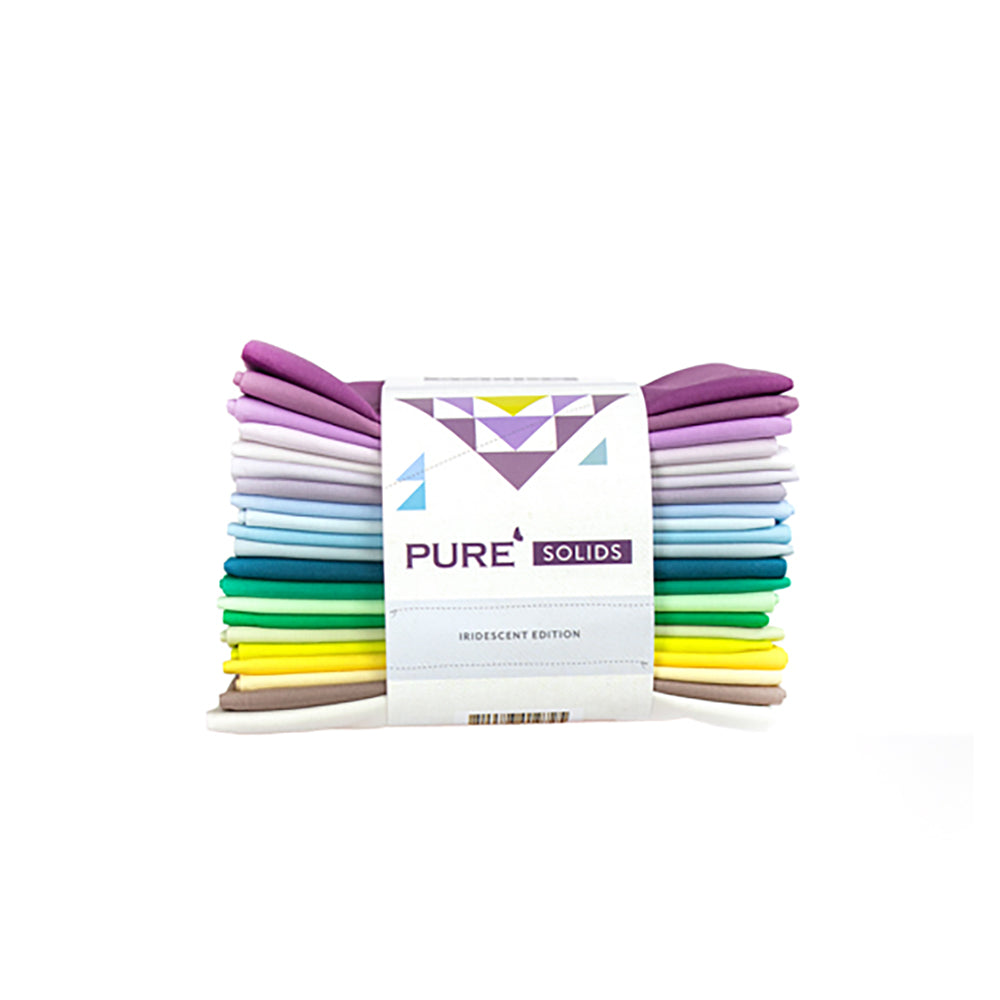 Art Gallery Fabrics Pure Solids - IRIDESCENT Edition - 21 Fat Quarter Bundle