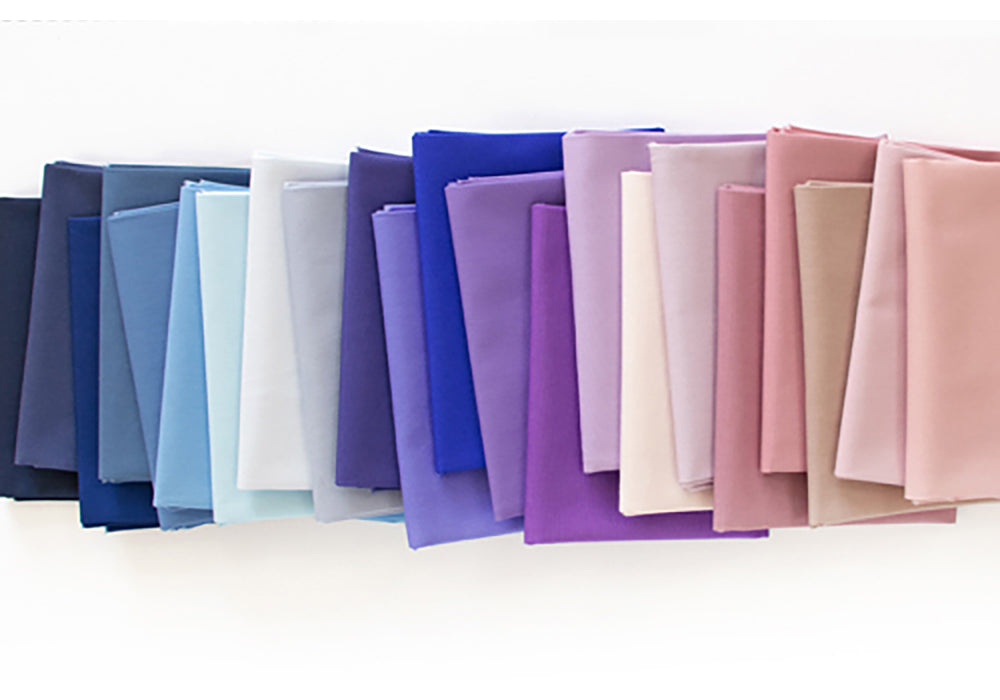 Art Gallery Fabrics Pure Solids - CRYSTALLIZING Edition - 22 Fat Quarter Bundle