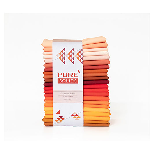 Art Gallery Fabrics Pure Solids - HARVESTING Edition - 22 Fat Quarter Bundle