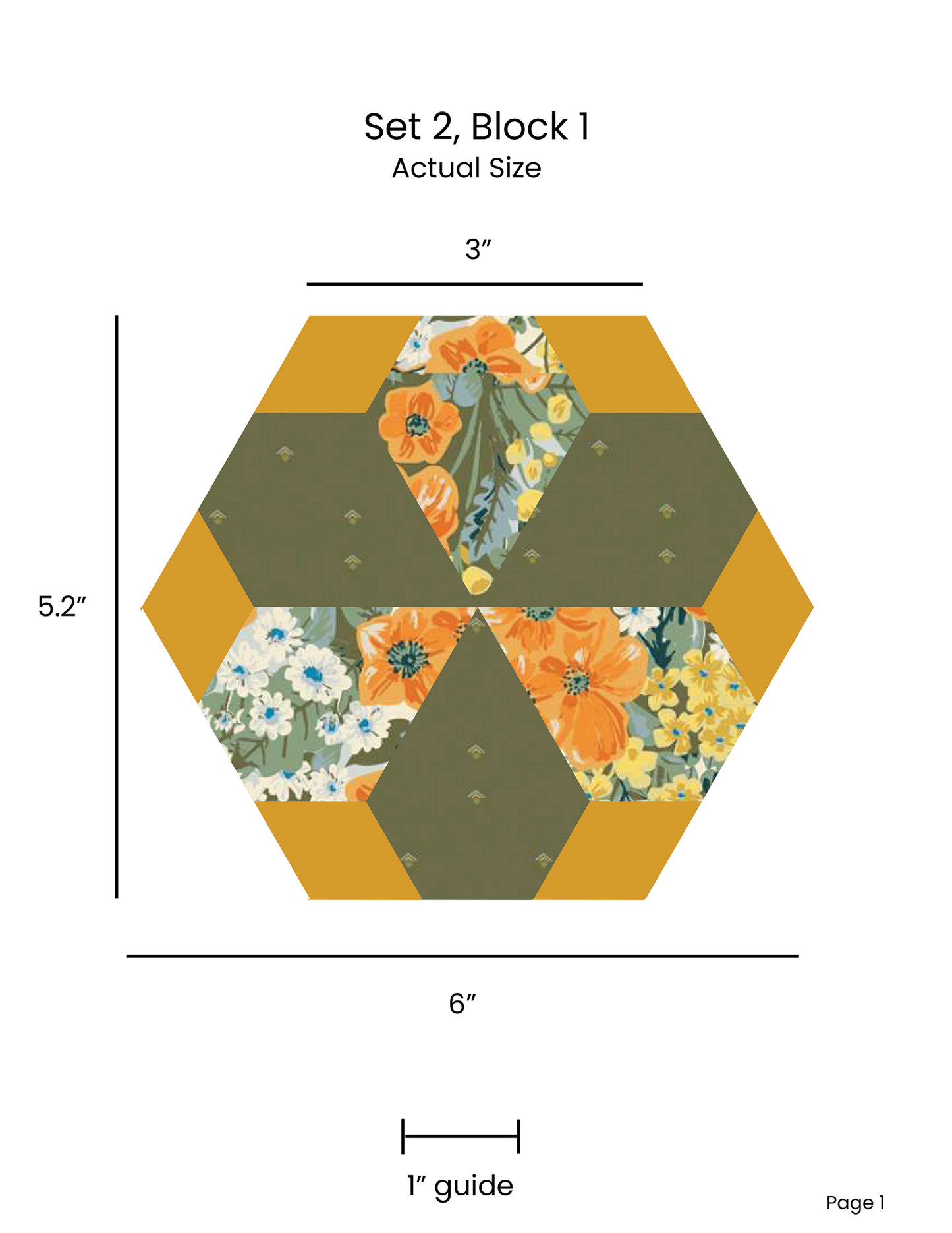 HEXAGON UNCHAINED EPP English Paper Piecing Pieced Hexagon Tutorial for Beginners Set 2