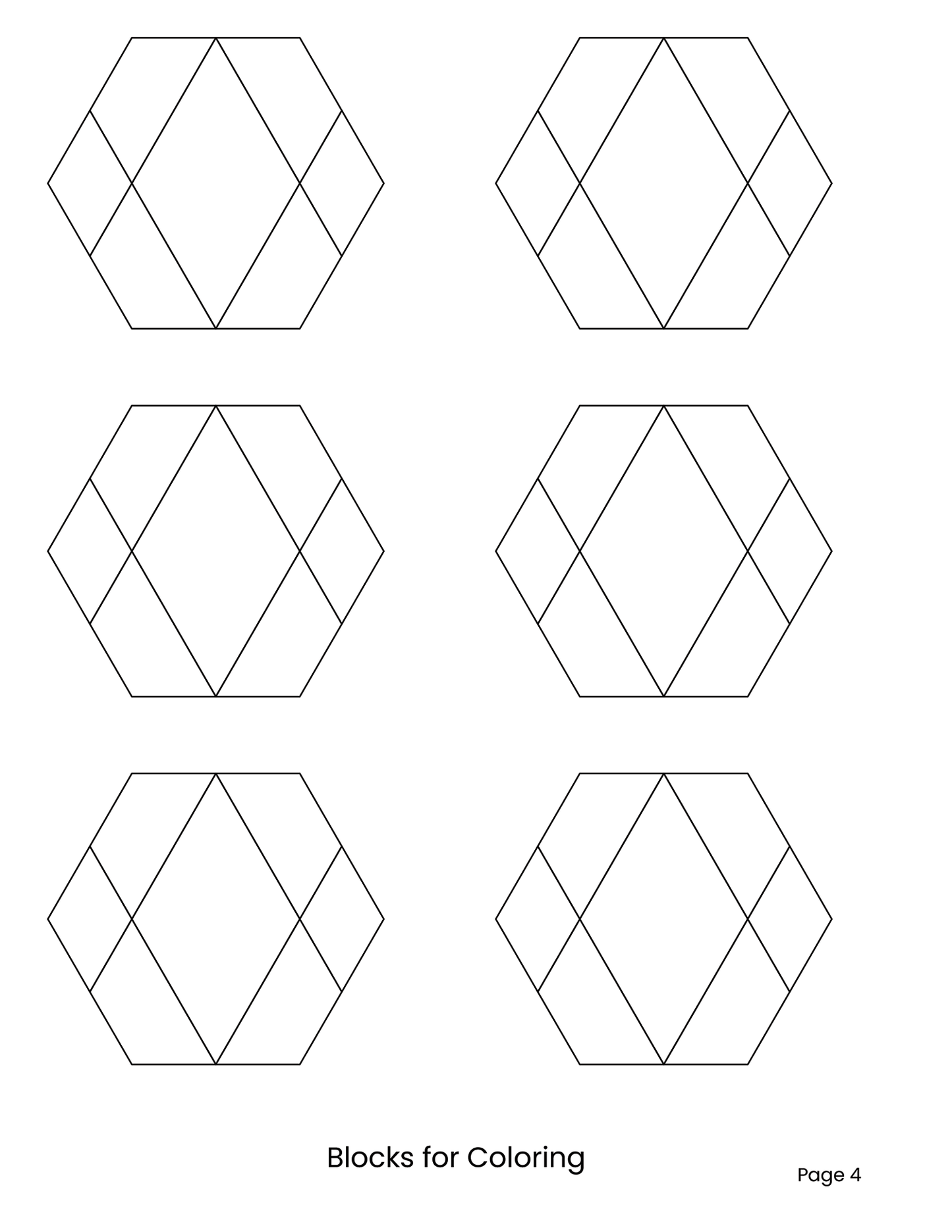 HEXAGON UNCHAINED EPP English Paper Piecing Pieced Hexagon Tutorial for Beginners Set 2