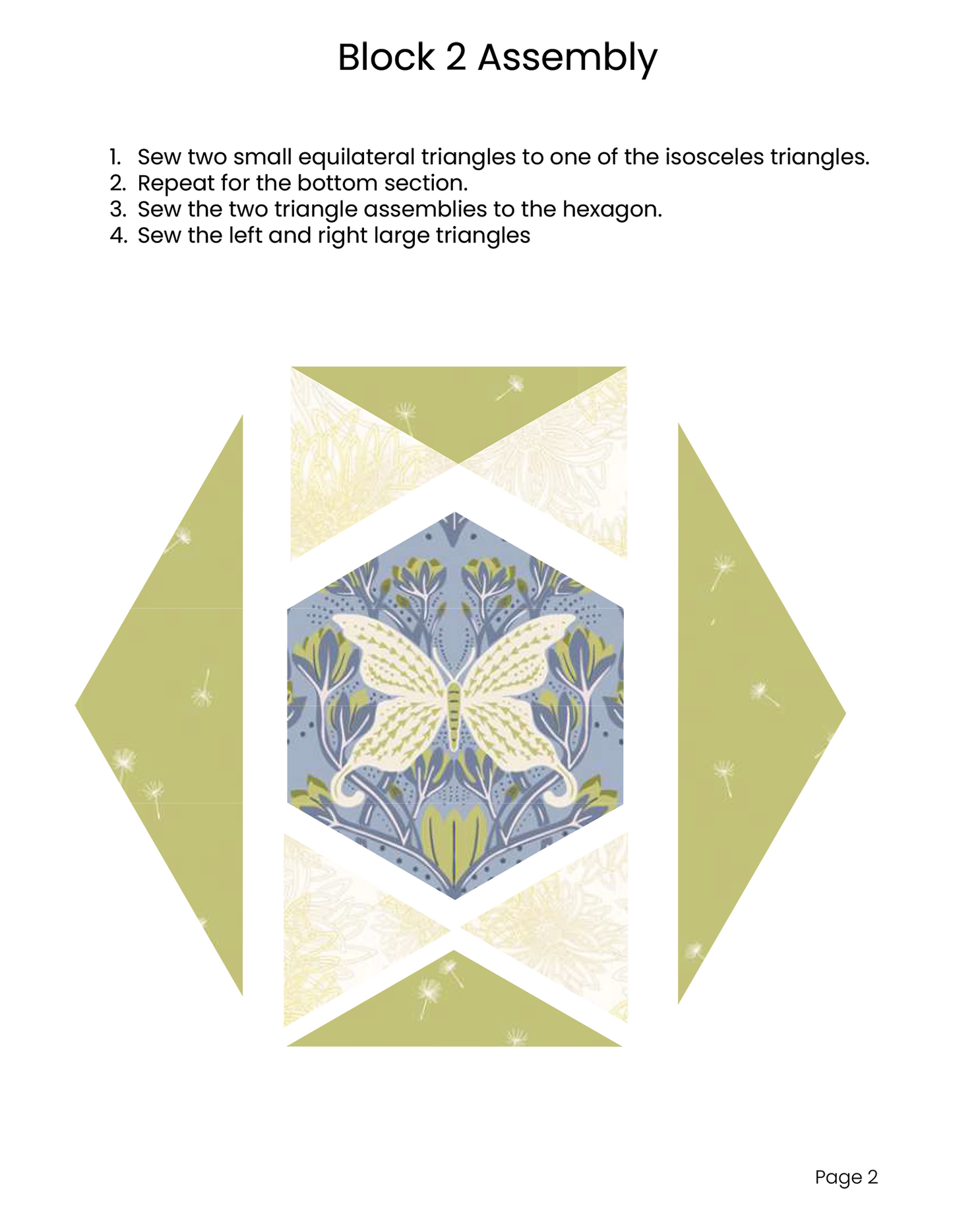 HEXAGON UNCHAINED EPP English Paper Piecing Pieced Hexagon Tutorial for Confident Beginners Set 4