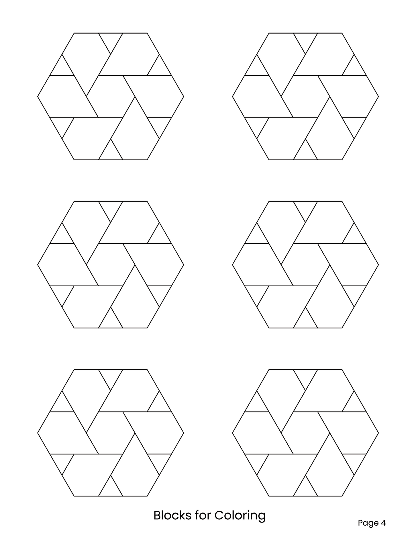 HEXAGON UNCHAINED EPP English Paper Piecing Pieced Hexagon Tutorial for Confident Beginners Set 5