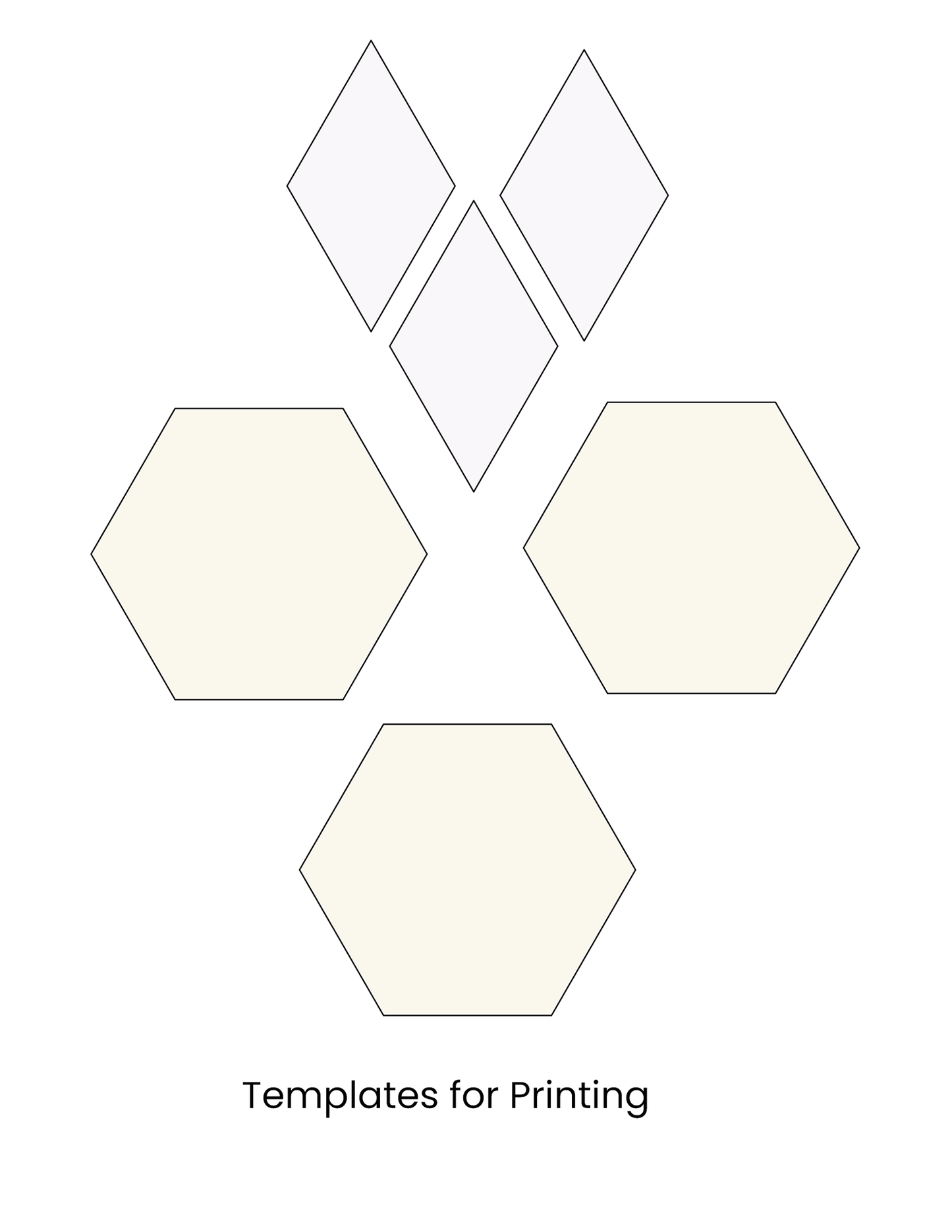 HEXAGON UNCHAINED EPP English Paper Piecing Pieced Hexagon Tutorial for Confident Beginners Set 6