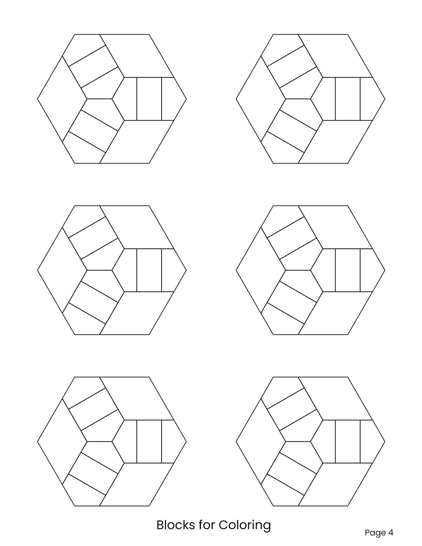 HEXAGON UNCHAINED EPP English Paper Piecing Pieced Hexagon Tutorial for Confident Beginners Set 6