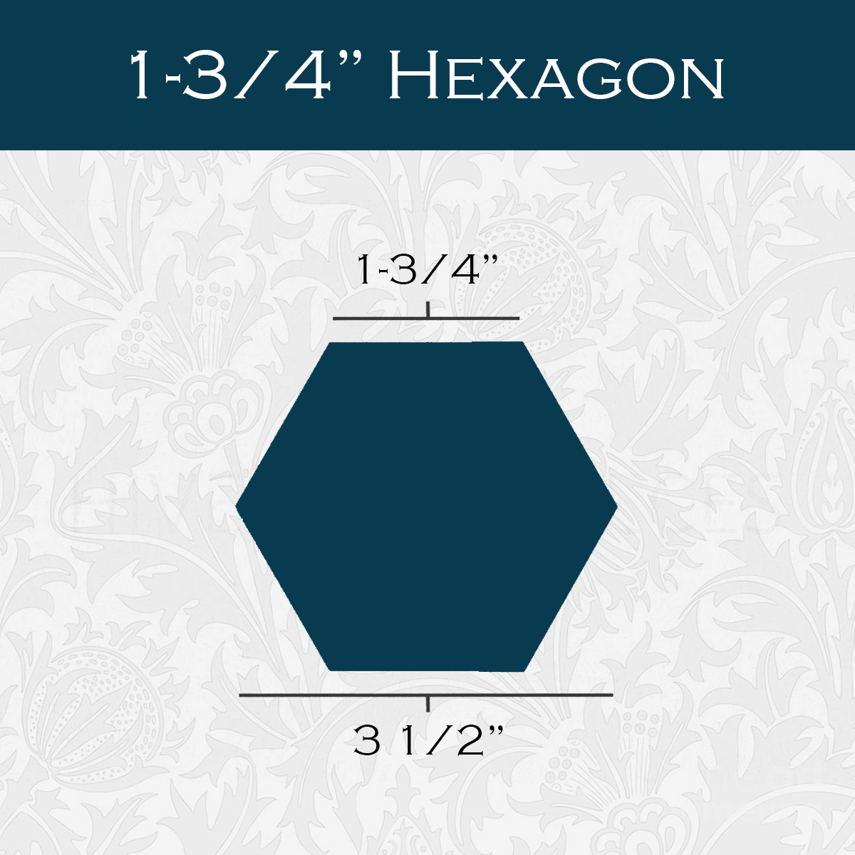 1 3/4-in Hexagon Paper Pieces for EPP