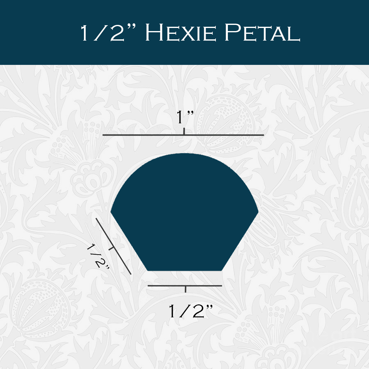 1/2-in Hexagon Petals Paper Pieces for EPP
