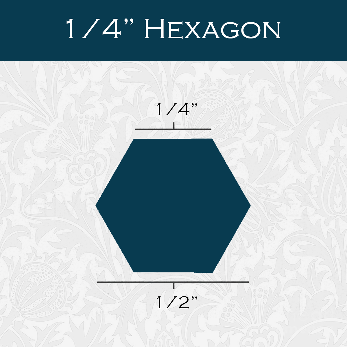 1/4-in Hexagon Paper Pieces for EPP