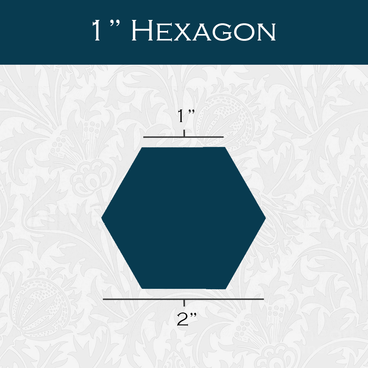 1-in Hexagon Paper Pieces for EPP