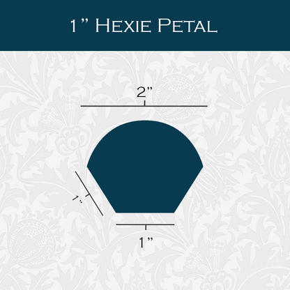 1-in Hexagon Petals Paper Pieces for EPP