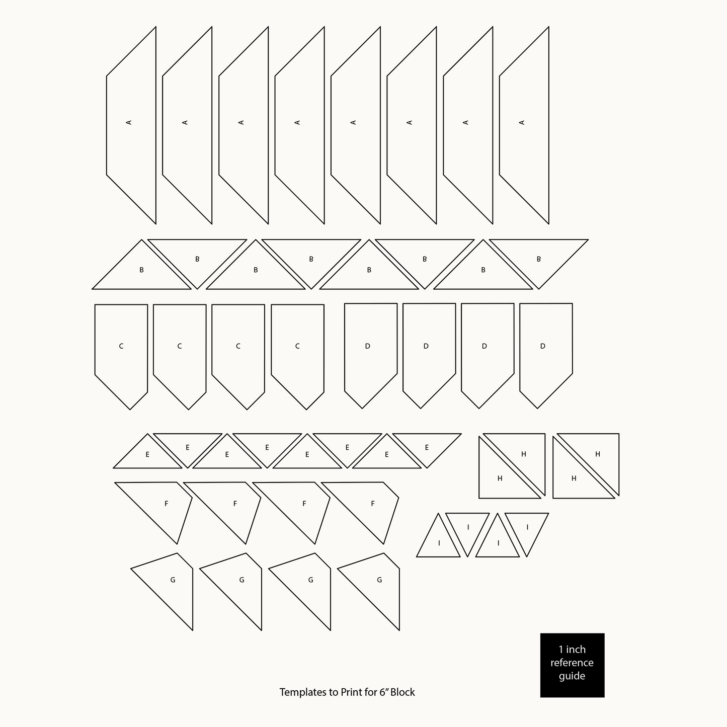 Digital Download PEGASUS EPP Block for 6", 8" 10" - Printable Papers