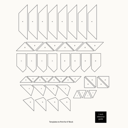 Digital Download PEGASUS EPP Block for 6", 8" 10" - Printable Papers