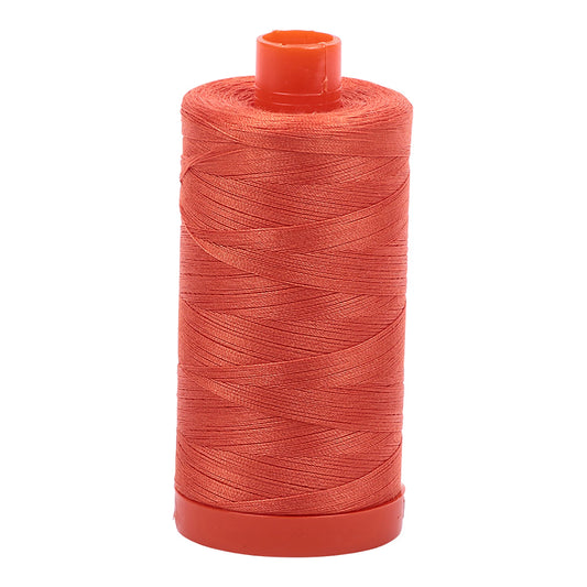 Aurifil Thread 50wt Medium 1422yd Spool - Dusty Orange 1050-1154