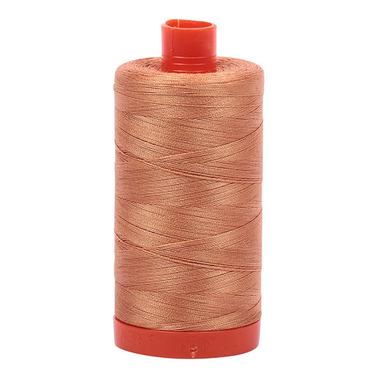 Aurifil Thread 50wt Medium 1422yd Spool - Caramel 1050-2210