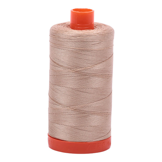 Aurifil Thread 50wt Medium 1422yd Spool - Beige 1050-2314