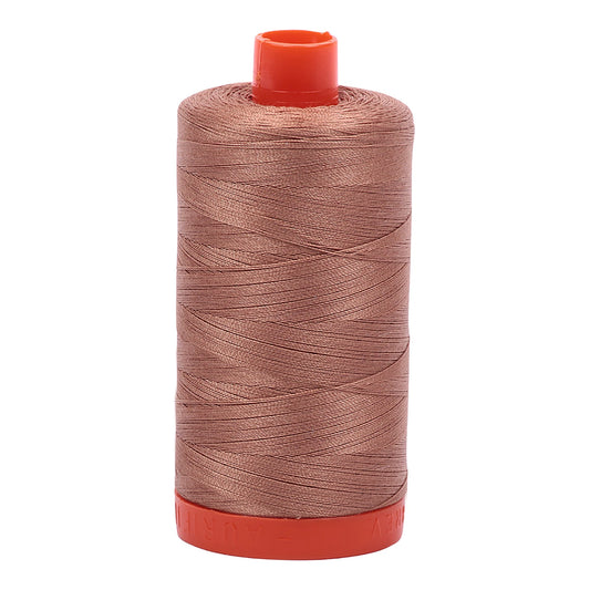 Aurifil Thread 50wt Medium 1422yd Spool - Café au Latte 1050-2340