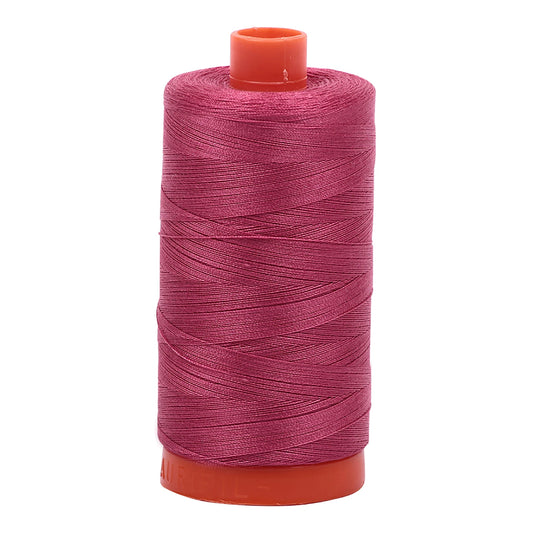 Aurifil Thread 50wt Medium 1422yd Spool - Carmine Red 1050-2455