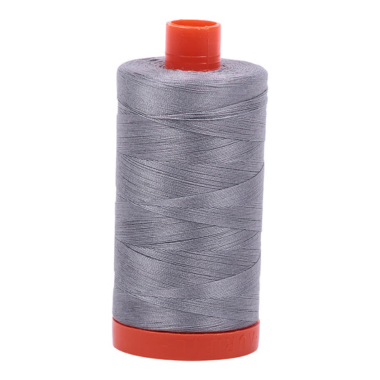 Aurifil Thread 50wt Medium 1422yd Spool - Gray 1050-2605