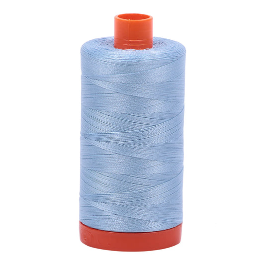 Aurifil Thread 50wt Medium 1422yd Spool - Robins Egg 1050-2715