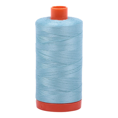 Aurifil Thread 50wt Medium 1422yd Spool - Robins Egg 1050-2715