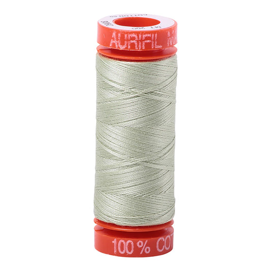 Aurifil Thread 50wt Small 220yd Spool - Spearmint 1050-2908