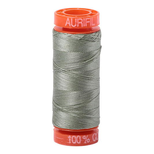 Aurifil Thread 50wt Small 220yd Spool - Military Green 1050-5019