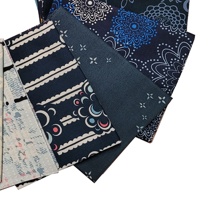 Art Gallery Fabrics Curated Collection 15 Fat Quarters in Blues
