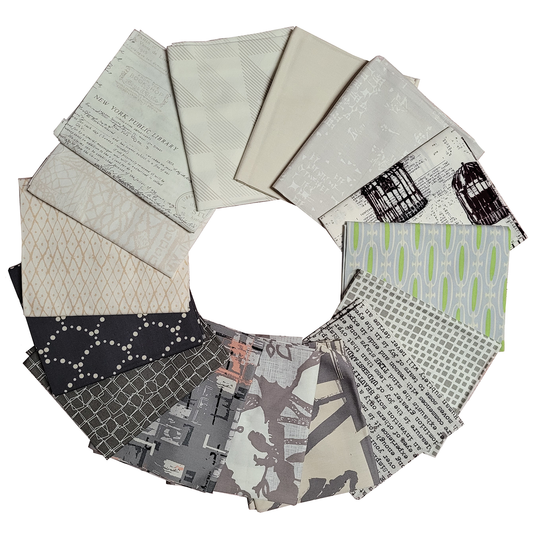 Art Gallery Fabrics Curated Collection 15 Fat Quarters in Neutrals