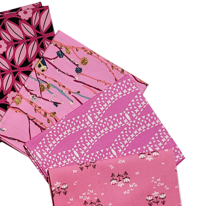 Art Gallery Fabrics Curated Collection 15 Fat Quarters in Pinks