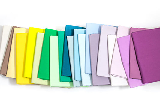 Art Gallery Fabrics Pure Solids - IRIDESCENT Edition - 21 Fat Quarter Bundle