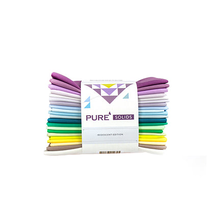 Art Gallery Fabrics Pure Solids - IRIDESCENT Edition - 21 Fat Quarter Bundle