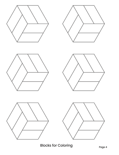 HEXAGON UNCHAINED EPP English Paper Piecing Pieced Hexagon Tutorial for Beginners Set 1