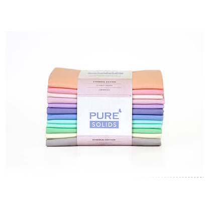 Art Gallery Fabrics Pure Solids - ETHEREAL Edition - 12 Fat Quarter Bundle