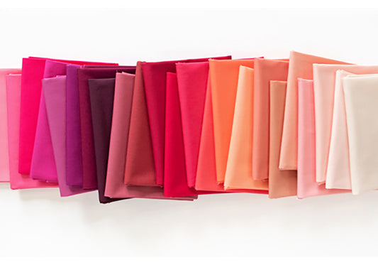 Art Gallery Fabrics Pure Solids - BLOSSOMING Edition - 23 Fat Quarter Bundle